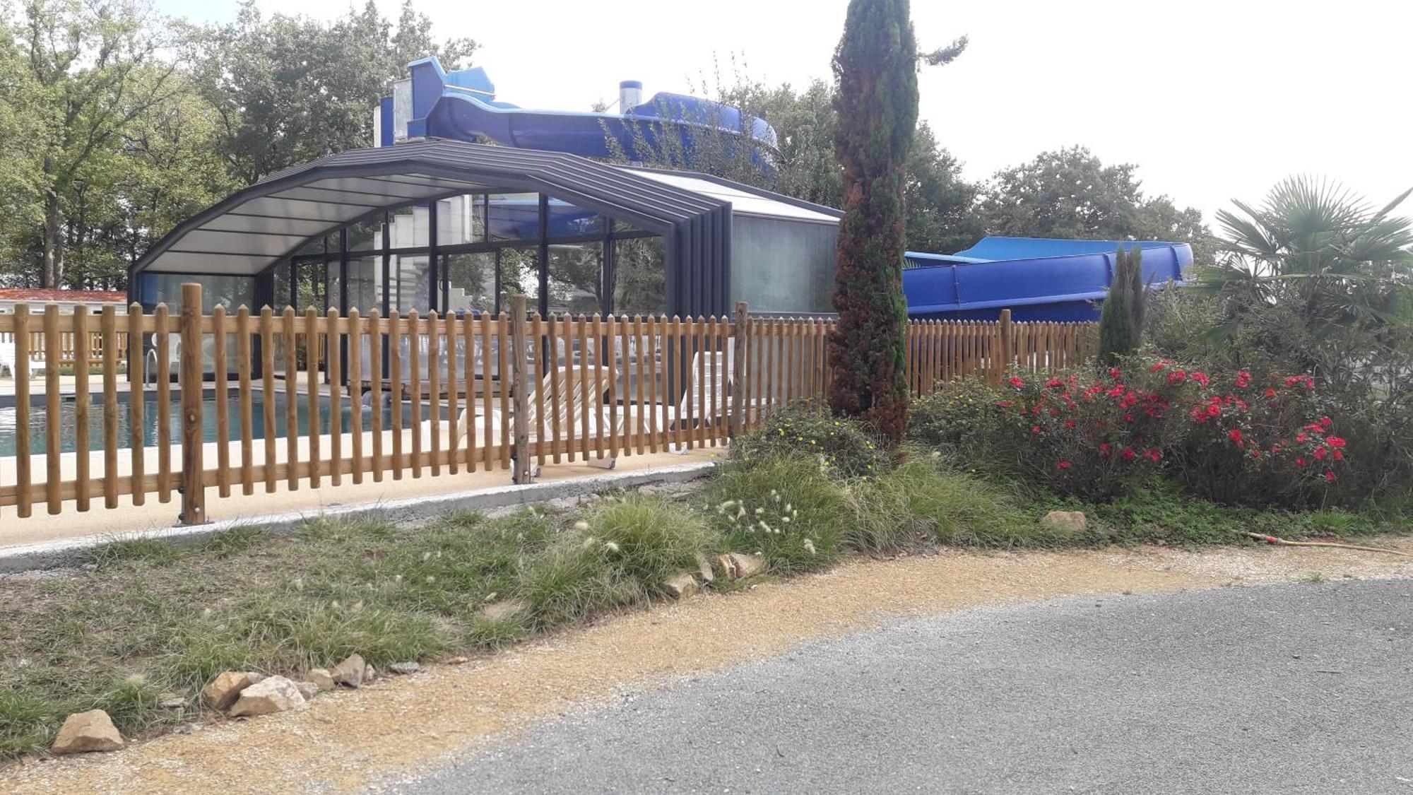 Mobil Home Camping 3*** Piscine Chauffee La Boissiere-de-Montaigu Exterior photo